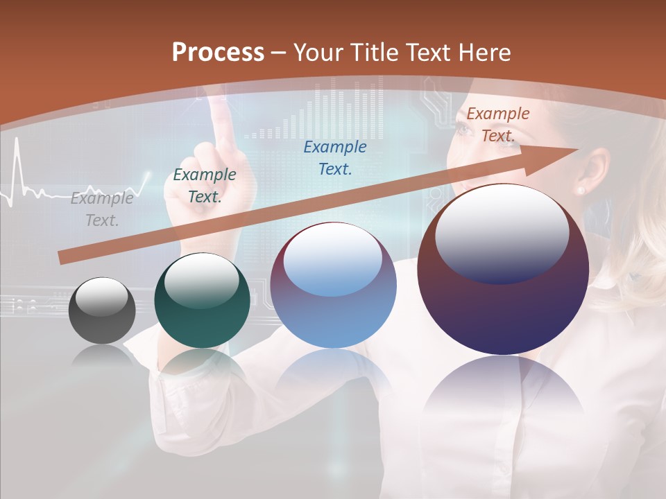 Ausw Virtuell Diagramm PowerPoint Template