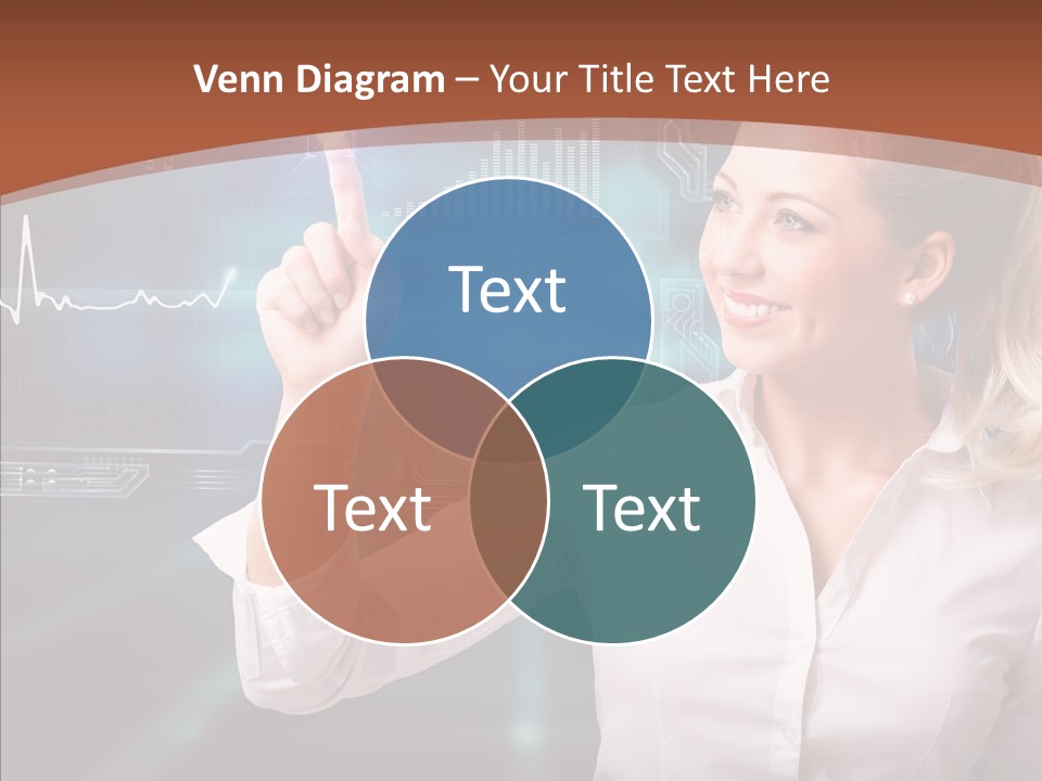Ausw Virtuell Diagramm PowerPoint Template