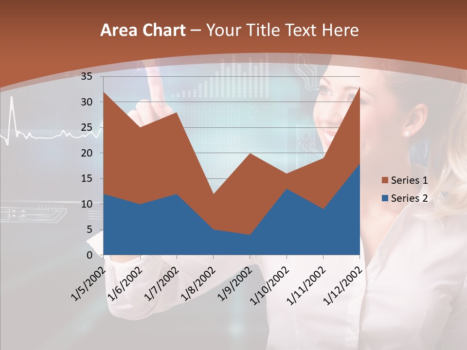 Ausw Virtuell Diagramm PowerPoint Template