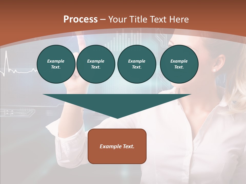 Ausw Virtuell Diagramm PowerPoint Template