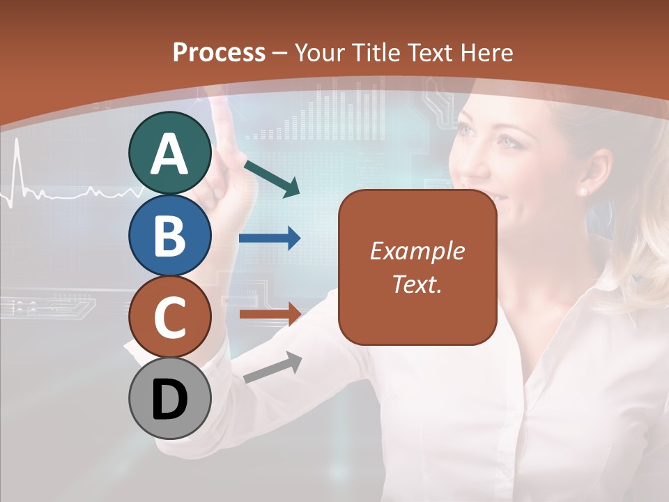 Ausw Virtuell Diagramm PowerPoint Template