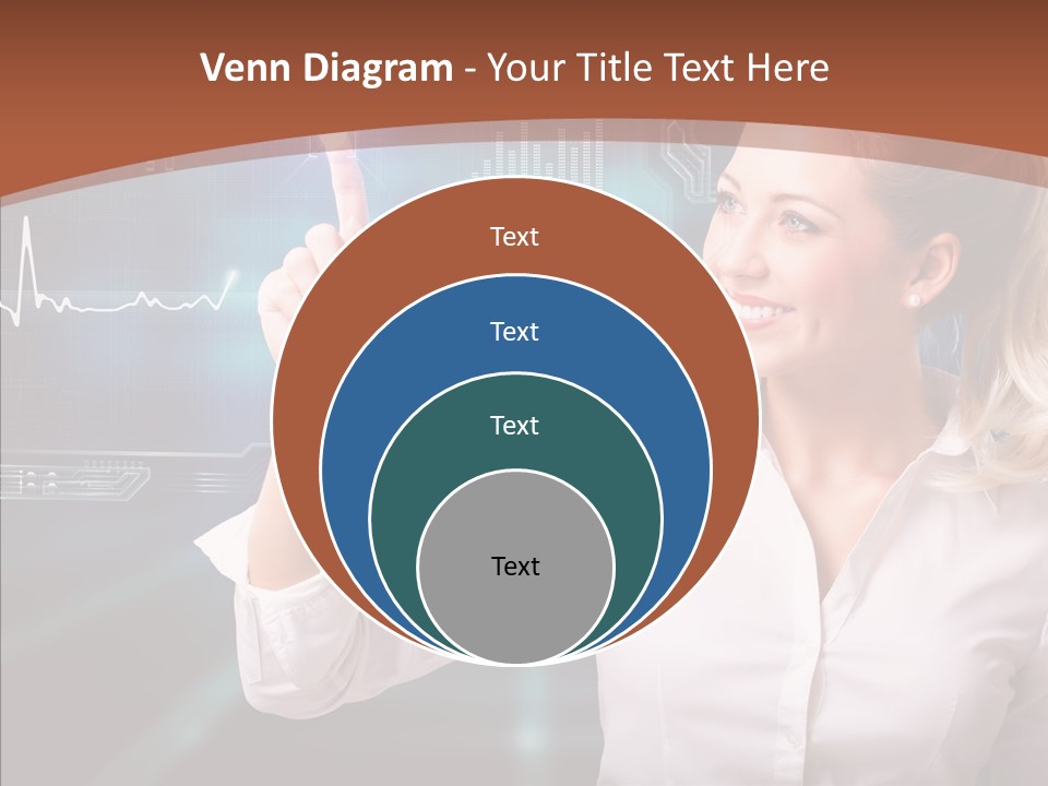 Ausw Virtuell Diagramm PowerPoint Template