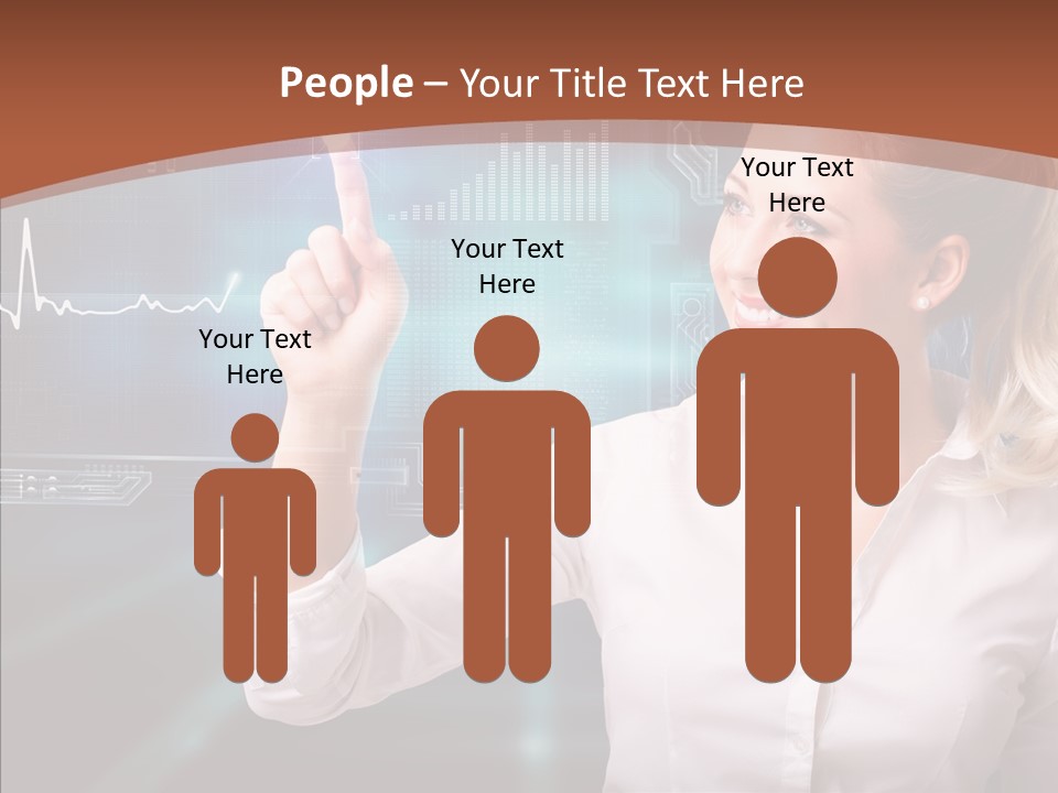 Ausw Virtuell Diagramm PowerPoint Template