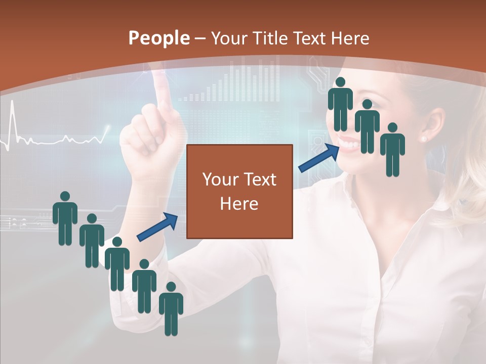 Ausw Virtuell Diagramm PowerPoint Template