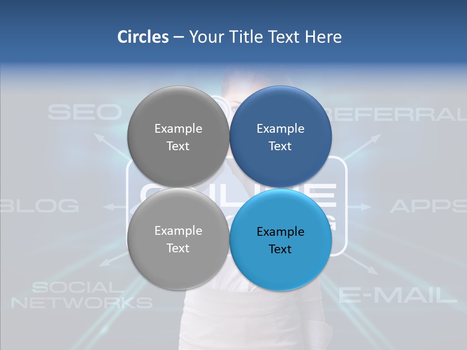 Blondine Science Fiction Marketing PowerPoint Template