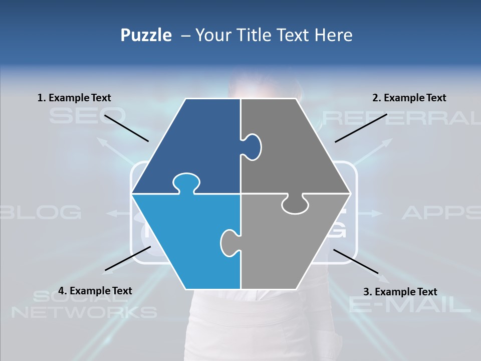 Blondine Science Fiction Marketing PowerPoint Template