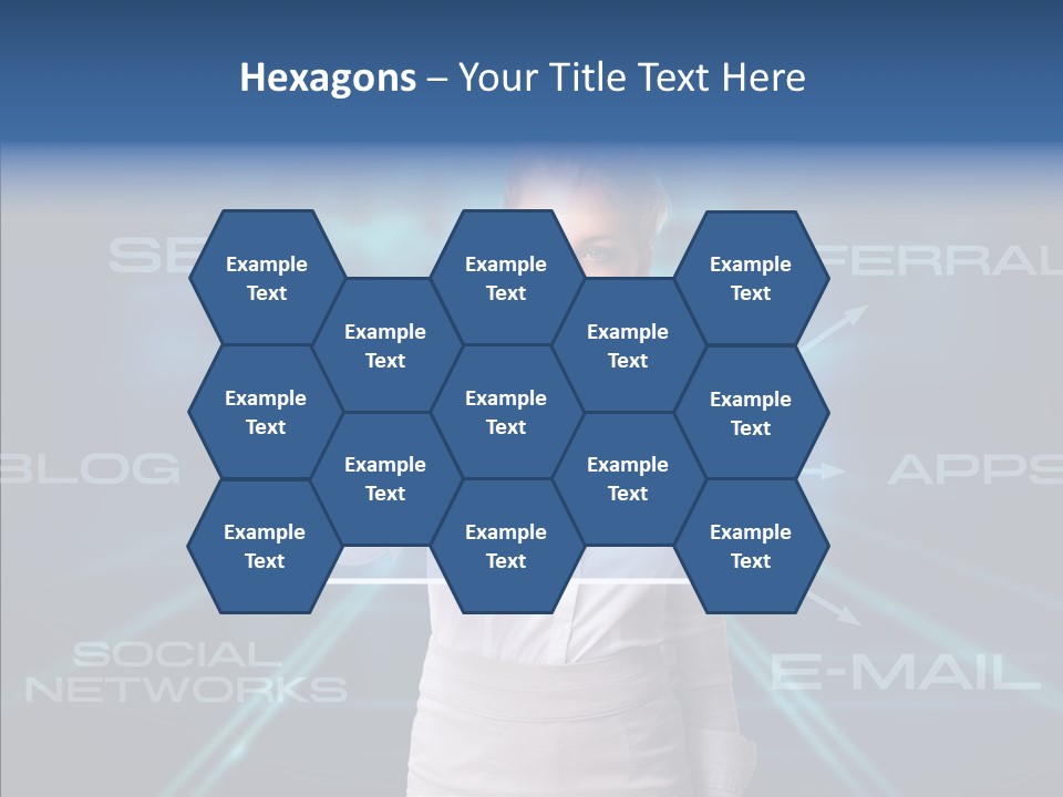 Blondine Science Fiction Marketing PowerPoint Template