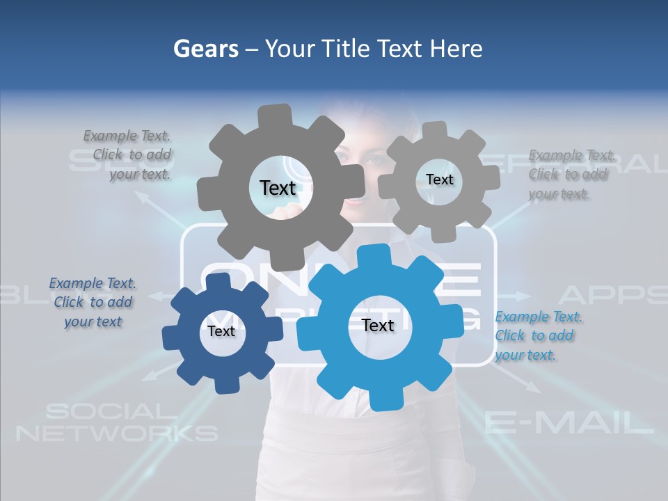 Blondine Science Fiction Marketing PowerPoint Template