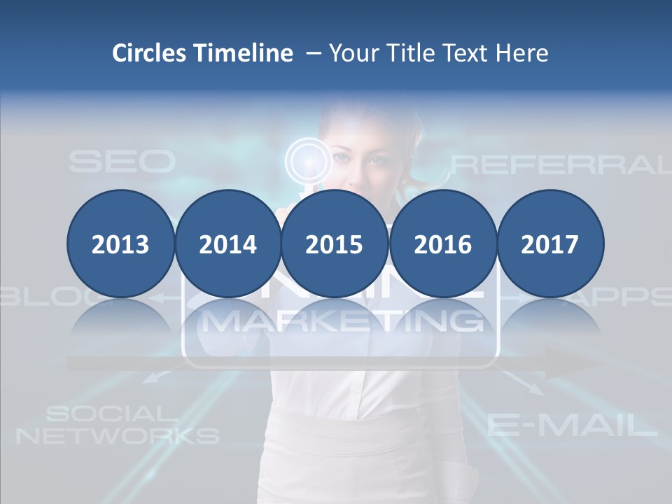 Blondine Science Fiction Marketing PowerPoint Template