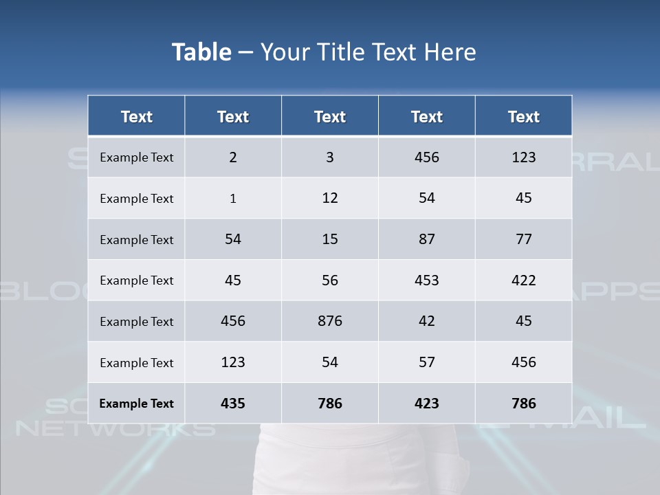 Blondine Science Fiction Marketing PowerPoint Template