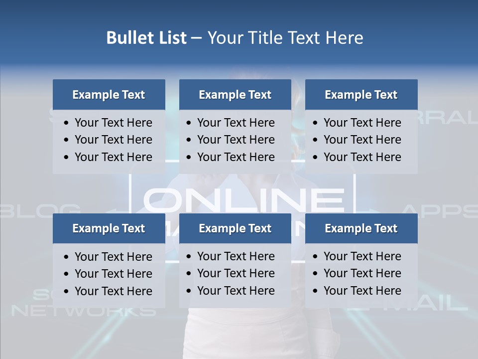 Blondine Science Fiction Marketing PowerPoint Template