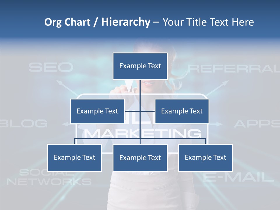 Blondine Science Fiction Marketing PowerPoint Template