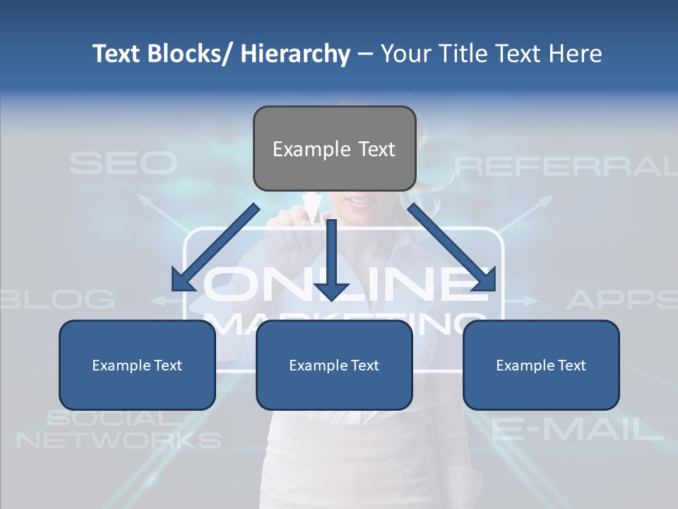 Blondine Science Fiction Marketing PowerPoint Template