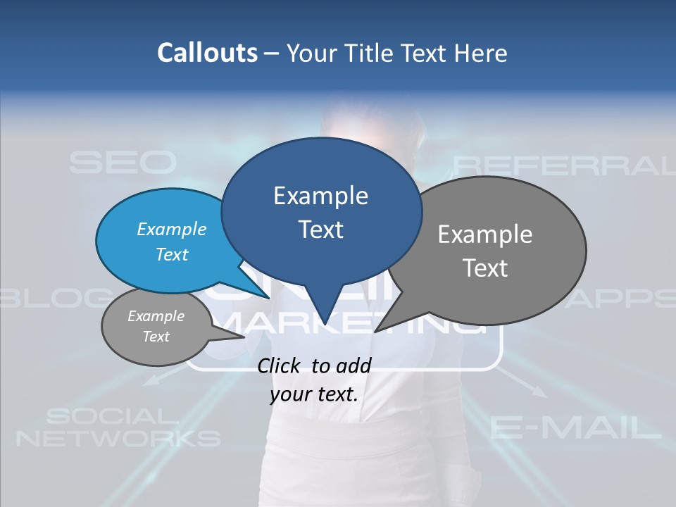 Blondine Science Fiction Marketing PowerPoint Template