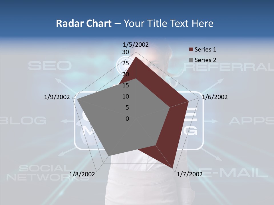 Blondine Science Fiction Marketing PowerPoint Template