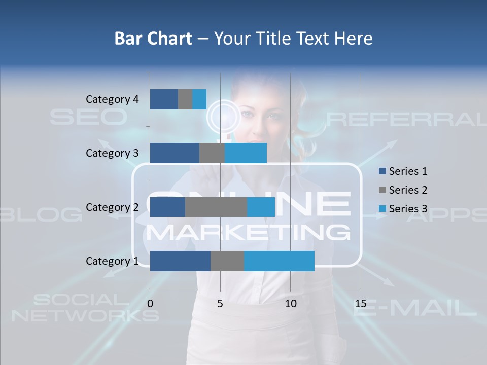 Blondine Science Fiction Marketing PowerPoint Template