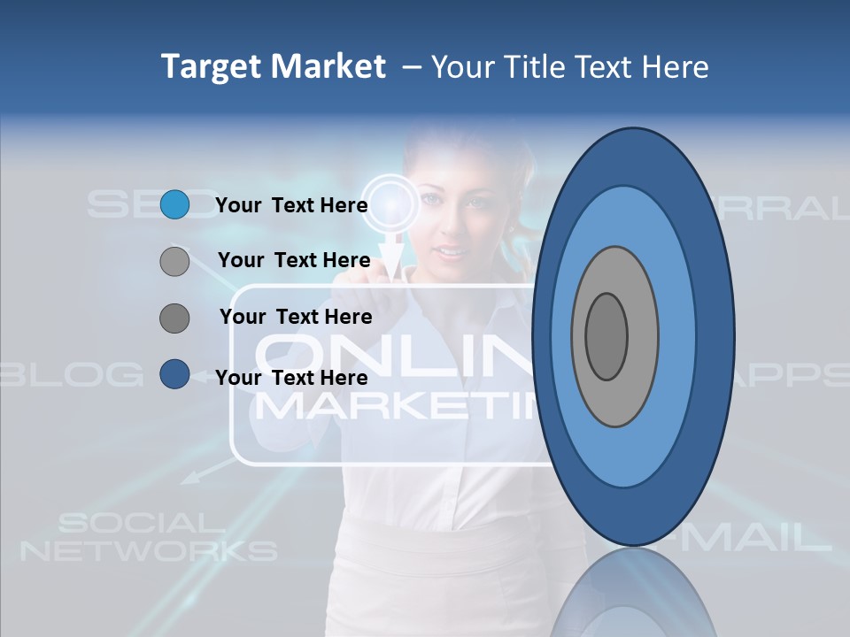 Blondine Science Fiction Marketing PowerPoint Template