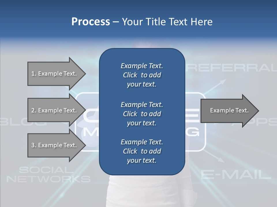 Blondine Science Fiction Marketing PowerPoint Template