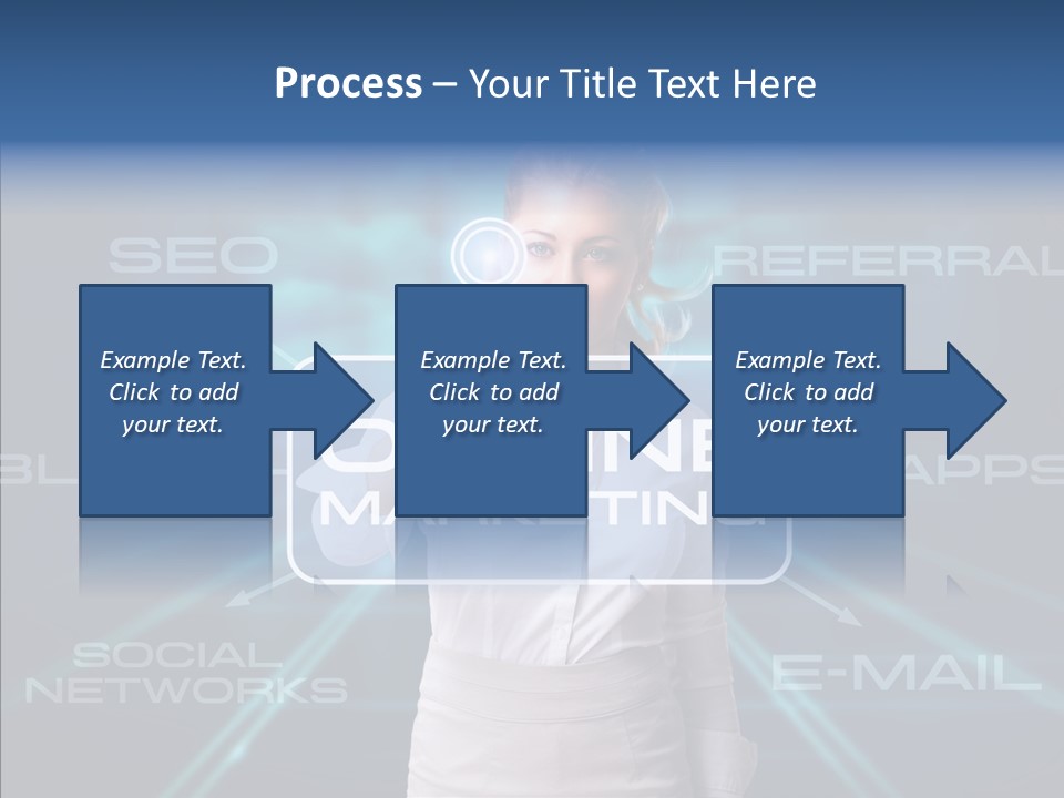 Blondine Science Fiction Marketing PowerPoint Template
