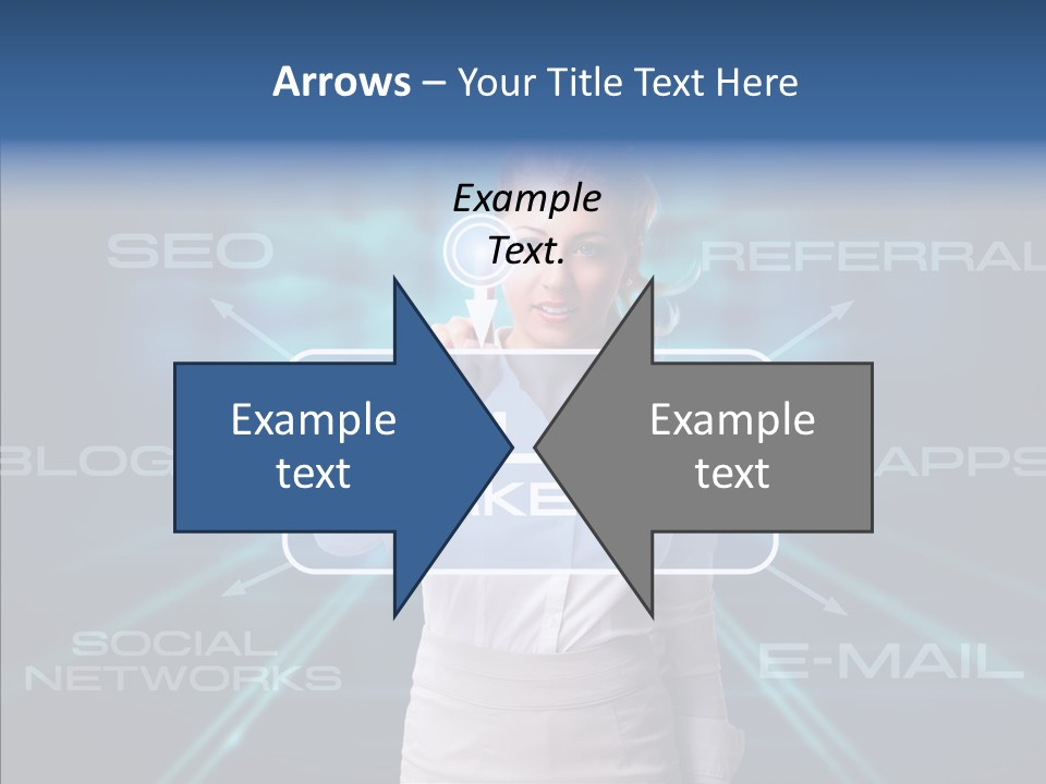 Blondine Science Fiction Marketing PowerPoint Template