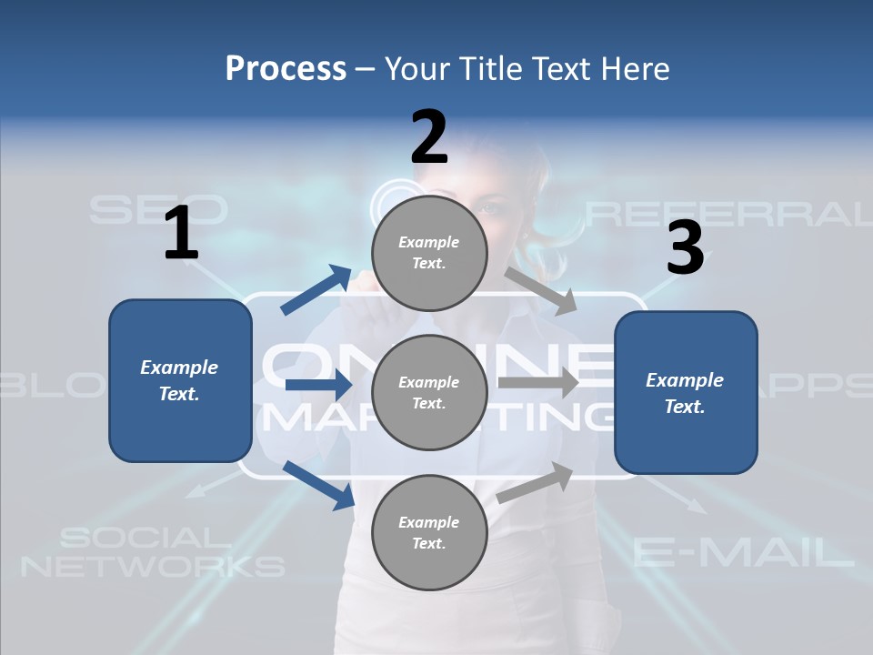 Blondine Science Fiction Marketing PowerPoint Template