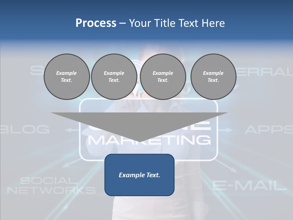 Blondine Science Fiction Marketing PowerPoint Template