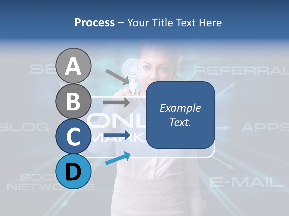 Blondine Science Fiction Marketing PowerPoint Template