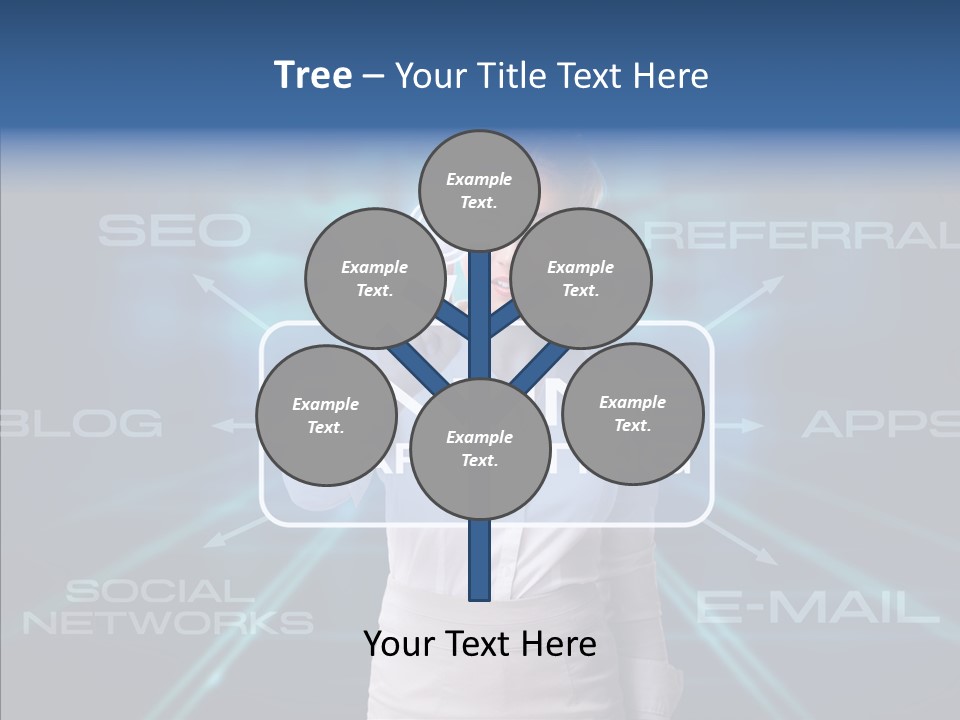 Blondine Science Fiction Marketing PowerPoint Template