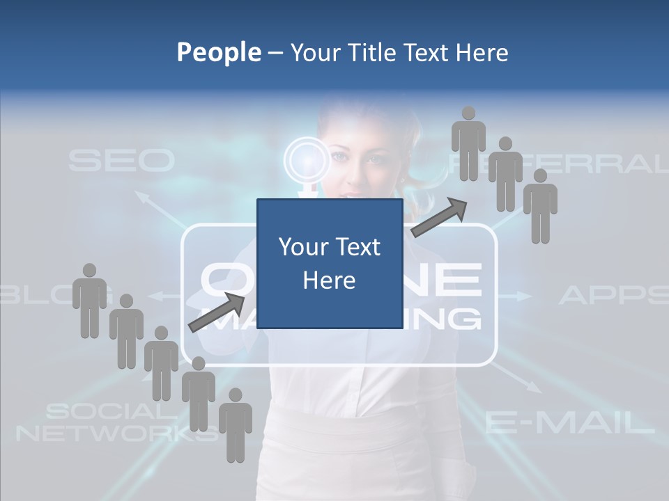 Blondine Science Fiction Marketing PowerPoint Template