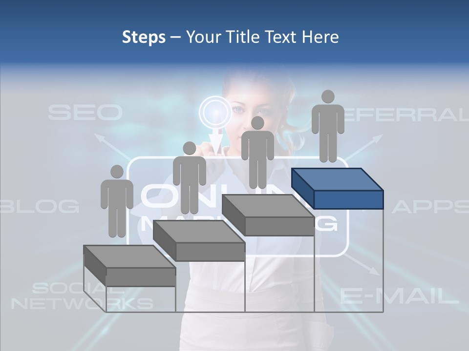 Blondine Science Fiction Marketing PowerPoint Template