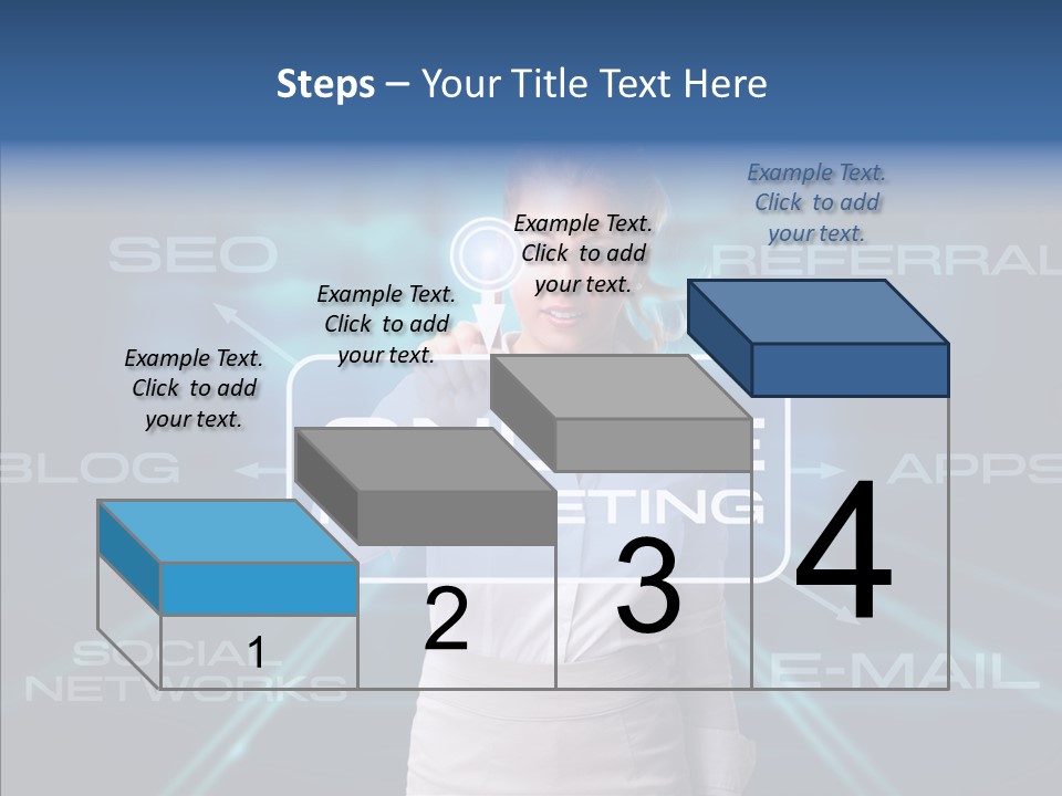 Blondine Science Fiction Marketing PowerPoint Template