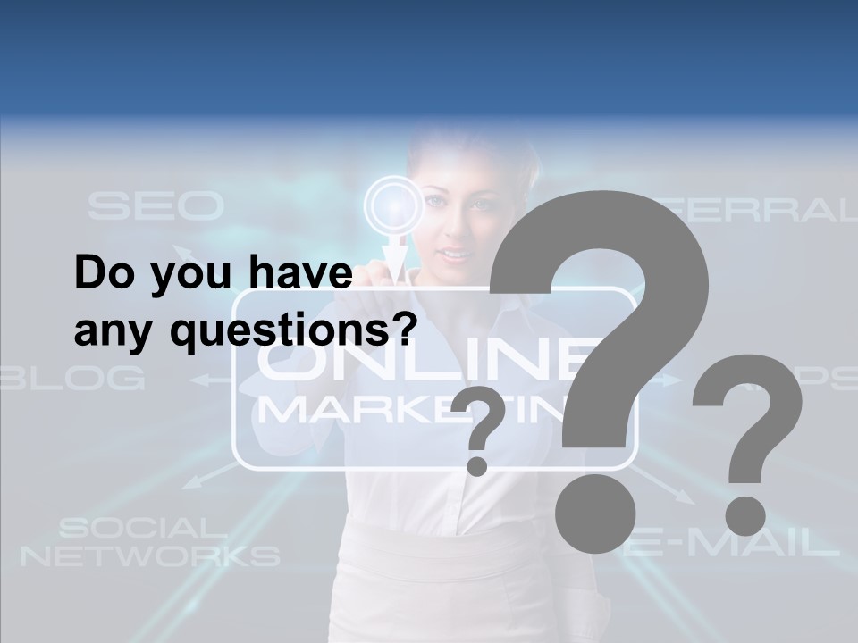 Blondine Science Fiction Marketing PowerPoint Template