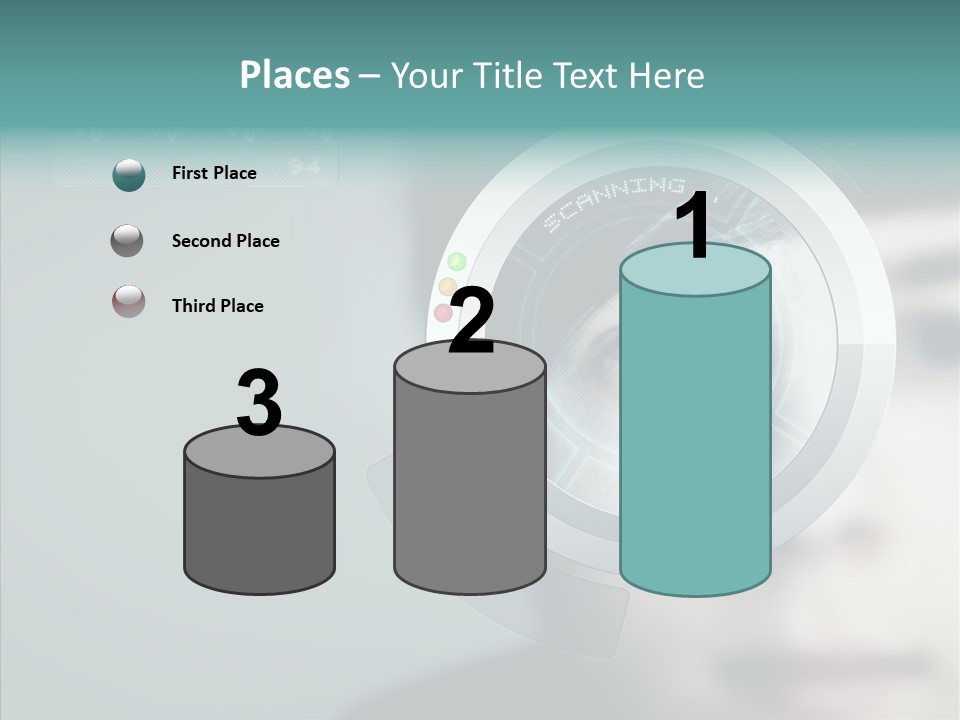 Scanner Gesicht Zugang PowerPoint Template