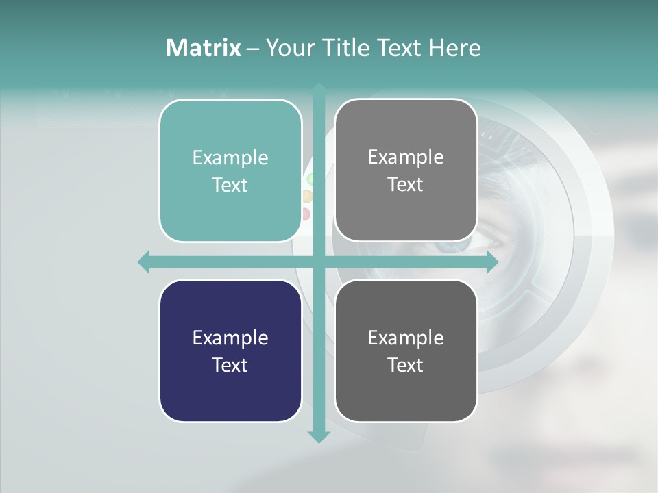 Scanner Gesicht Zugang PowerPoint Template