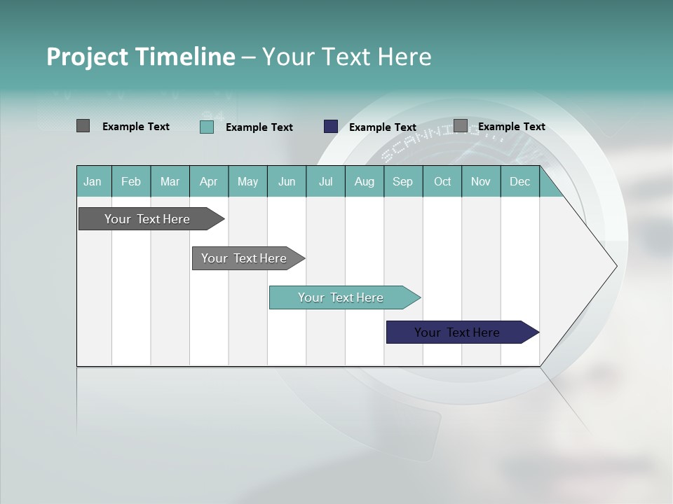 Scanner Gesicht Zugang PowerPoint Template