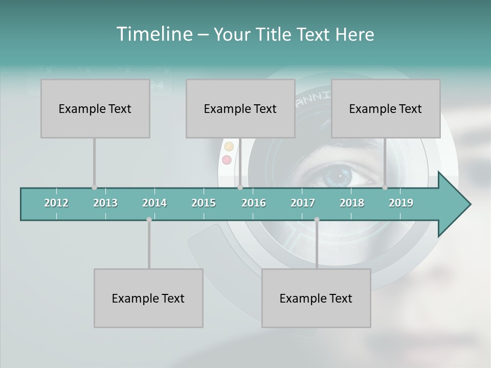 Scanner Gesicht Zugang PowerPoint Template