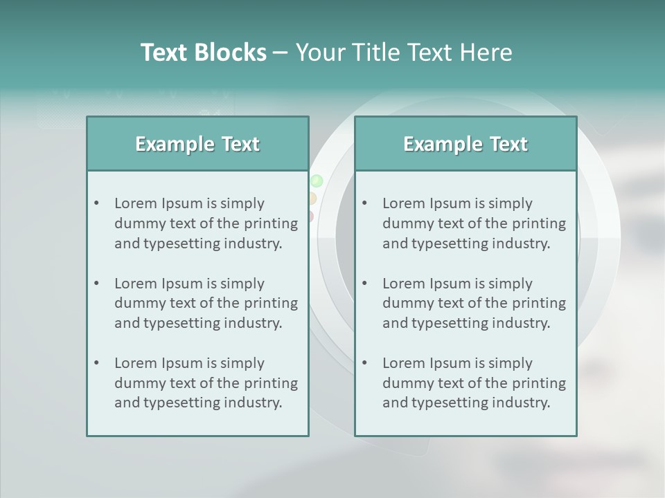Scanner Gesicht Zugang PowerPoint Template