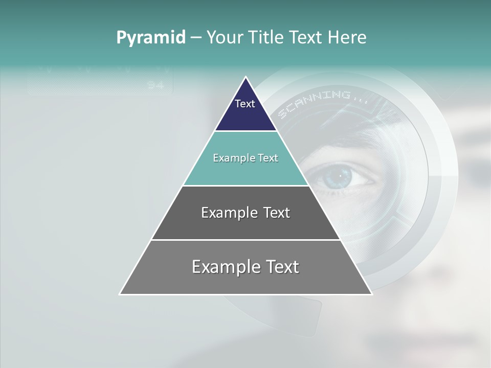 Scanner Gesicht Zugang PowerPoint Template