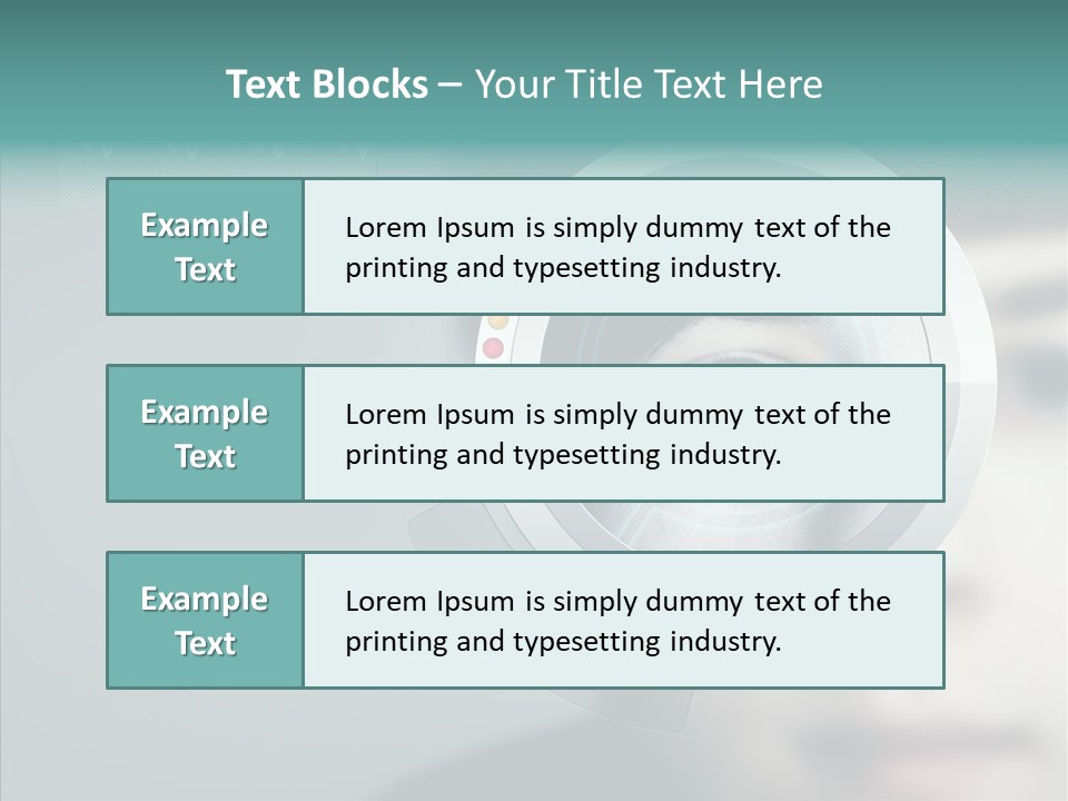 Scanner Gesicht Zugang PowerPoint Template