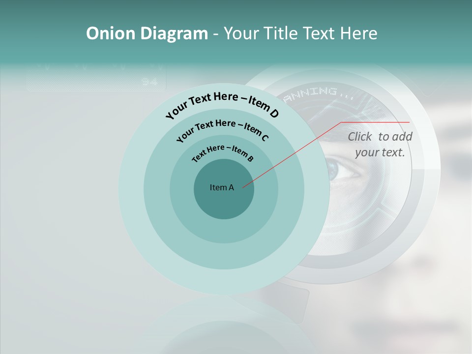 Scanner Gesicht Zugang PowerPoint Template