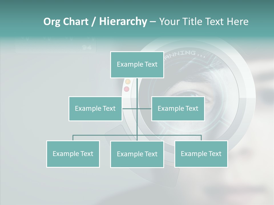 Scanner Gesicht Zugang PowerPoint Template