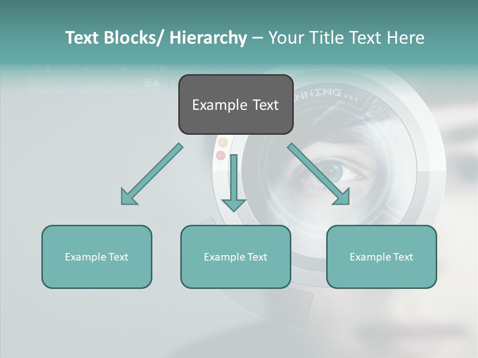 Scanner Gesicht Zugang PowerPoint Template