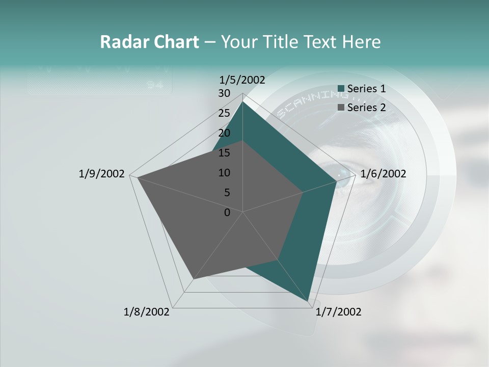 Scanner Gesicht Zugang PowerPoint Template