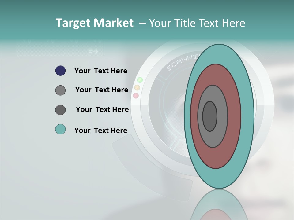 Scanner Gesicht Zugang PowerPoint Template