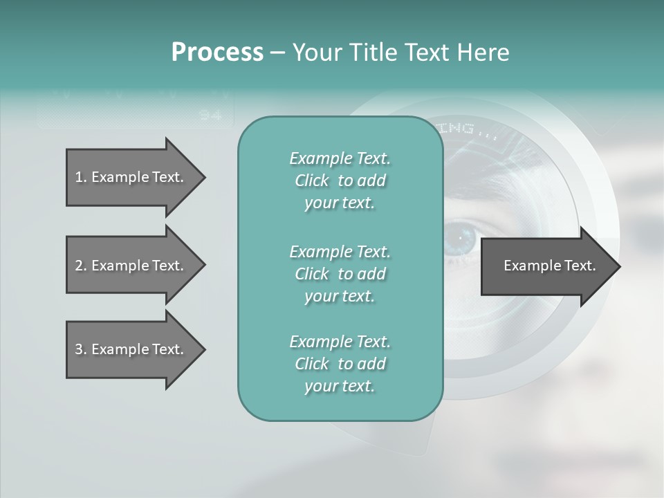 Scanner Gesicht Zugang PowerPoint Template