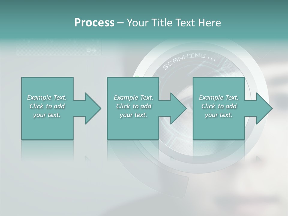 Scanner Gesicht Zugang PowerPoint Template