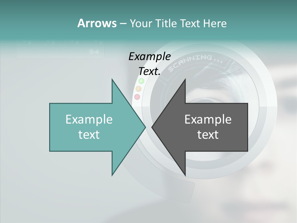 Scanner Gesicht Zugang PowerPoint Template