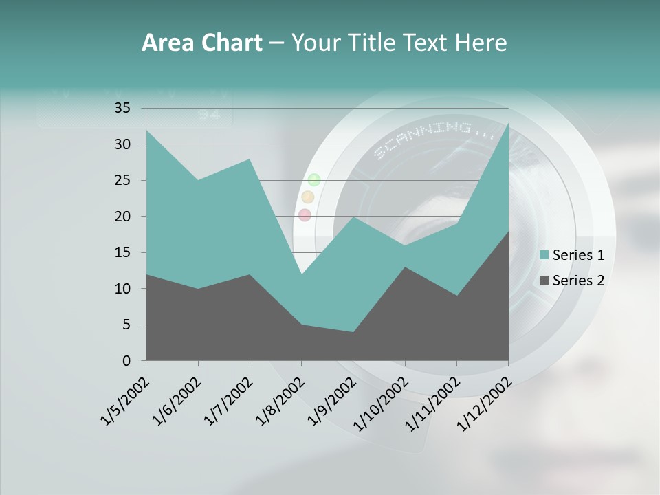 Scanner Gesicht Zugang PowerPoint Template