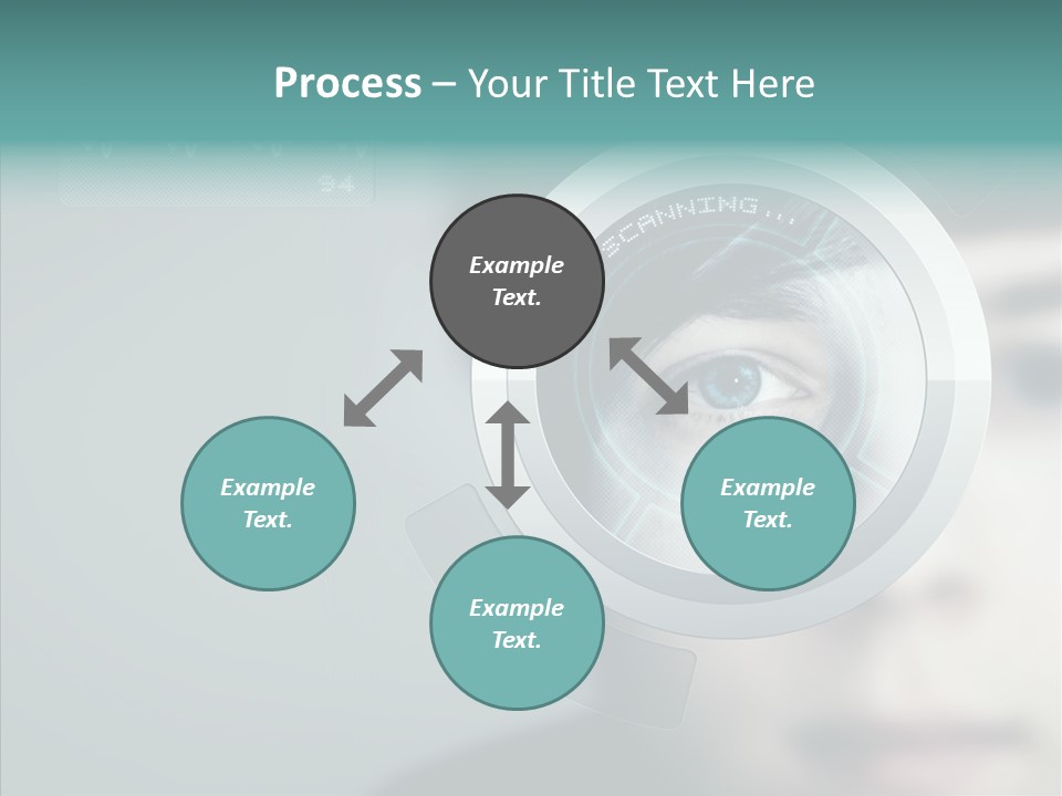 Scanner Gesicht Zugang PowerPoint Template