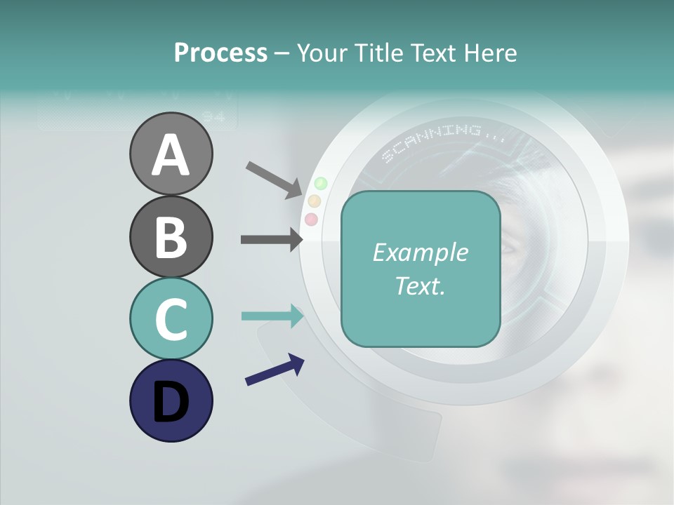 Scanner Gesicht Zugang PowerPoint Template